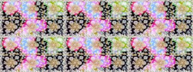 Doğu tarzı arabesk. Bej renklerde, altın elementlerle kusursuz desen. Hassas altın deseni açın. Raster. Parlak dantel, stilize çiçekler, şal desenli. Kusursuz altın dokular bukleler.