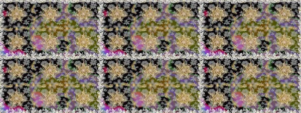 Kusursuz altın desen. Altın elementli gri ve nötr renkler. Çiçek desenli altın metal. Raster altın çiçek süsü brokar kumaş ve cam desenli..