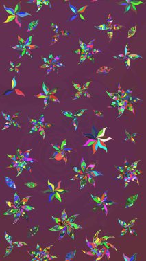 Raster güzel bir çiçek deseni çizmiş. Bahar mevsimi. Tatil havası. Nazik romantik baskı.