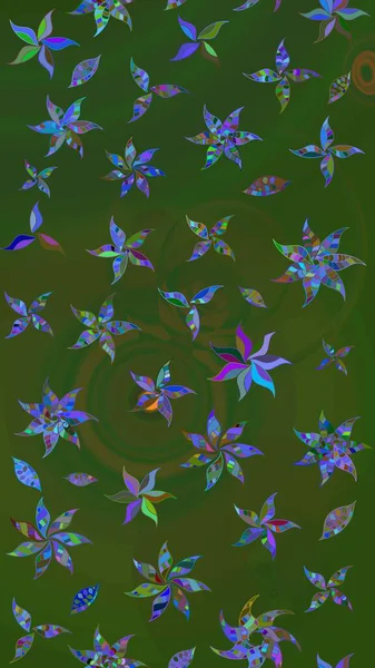 Zarif, parlak ve eskiz yeşil ve mavi çiçek desenli tasarım. Sabıka baskıları, bebek kıyafetleri, duvar kâğıtları, paket kutuları vb..