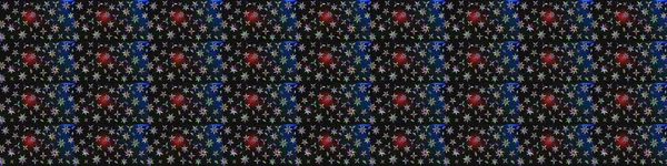 Hediye ambalaj kağıdı, tebrik kartları, posterler ve pankart tasarımı. Raster düz çiçek çizim deseni. Gri ve mavi renkte çiçekler.