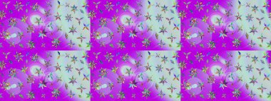 Menekşe ve nötr lale çiçekleriyle Raster eskiz deseni. Doğal kozmetik ürünleri, parfüm, çiçekçi dükkanı için bahar ihalesi tasarımı. Karşılama ya da düğün geçmişi olarak kullanılabilir. Paket kağıdı için en iyisi.