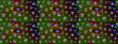 Çiçek arkaplanlı soyut zarafet eskiz deseni. Raster Güzel kumaş deseni.