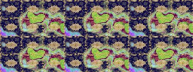 Klasik çiçek dokusu. Kraliyet retro 'su mavi renkte. Kart, duvar kağıdı, ambalaj ve tekstil için klasik tasarım. Raster illüstrasyonu. Eskiz kalıbı altın elementler. Altın şablon.