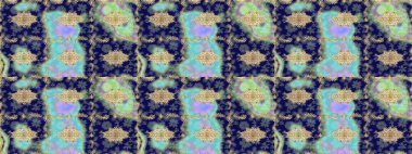 Soyut duvar kâğıdı, ambalaj dekorasyonu. Altın kar tanesi basit bir çizim kalıbı. Mavi renkli Raster altın deseni. Kışın sembolü, Mutlu Noel tatili, Mutlu yıllar 2019.