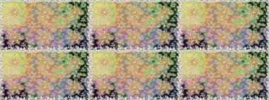 Raster oryantal süs. Kusursuz altın desen. Altın elementlerle nötr renklerde altın desen.