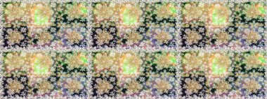 Tarafsız renklerde altın çiçekli altın desenler. Altın rengi, kusursuz çizim. Raster geometrik arka plan. Senin tasarımın için, duvar kağıdı..