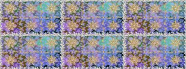 Raster illüstrasyonu. Geleneksel oryantasyon süsü. Klasik klasik klasik arka plan. Kusursuz klasik raster altın desenli. Tarafsız renklerde altın elementlerle kusursuz desen.