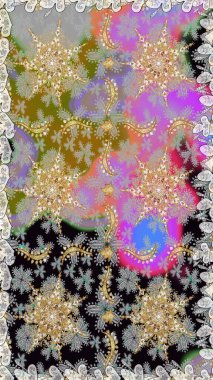 Kusursuz raster arka plan. Gri renklerde grafiksel, modern, pürüzsüz desen. Duvar kâğıdı barok, İspanyol kumaşı. Kusursuz çiçek deseni.