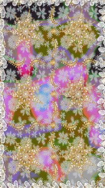 Altın elementli gri renkli altın desenli. Raster klasik barok çiçeksiz altın desenli. Lüks, kraliyet ve Viktorya dönemi konsepti. Süsleme.