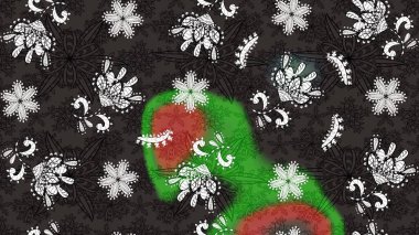 Nazik, narin çiçek arkaplanı. Gri ve kahverengi renkli çiçekler. Raster çiçek desenli ve çiçekli..