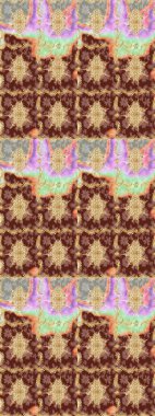 Kahverengi ve altın elementli altın çizim deseni. Noel, kar tanesi, yeni yıl. Kahverengi renkli ve altın elementli eskiz kalıbı.