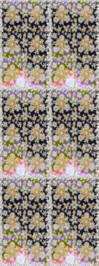 Doğu tarzı arabesk. Hassas altın deseni açın. Kusursuz altın desenli bukleler. Raster. Parlak dantel, stilize çiçekler, şal desenli. Gri renklerde, altın elementlerle kusursuz desen.