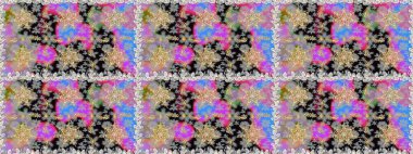 Damasko sorunsuz yinelenen arka plan. Altın çiçek süsleme Barok tarzı. Altın arka plan doku duvar kağıdı. Altın öğesi gri ve nötr renkler.