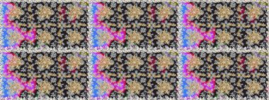 Çiçek süsü kumaş deseni, cam, çiçek desenli metal gri, kahverengi ve altın elementli. Klasik raster altın pürüzsüz desen.