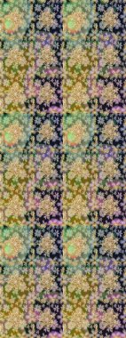 Barok tarzında kusursuz bir doğulu süsü. Gri ve nötr renkler üzerine geleneksel altın pürüzsüz desen.