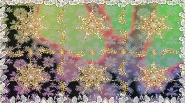 Raster altın pürüzsüz desen. Kusursuz altın desenli bukleler. Tarafsız ve gri renklerde kusursuz desen. Doğu tarzında altın elementler arabesk.