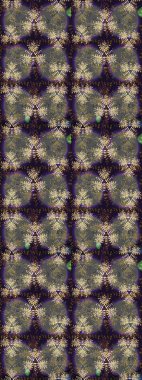 Küçük çiçekli yay deseni çiz. Suluboya tarzında gri ve kahverengi renklerde. Raster illüstrasyonu.