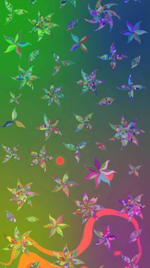 Tony 'nin kumaş kalıbını çiz. Raster illüstrasyonu. Küçük çiçekteki sevimli çiçek deseni. Modaya uygun kumaş deseni.