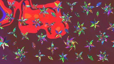 Etnik Mandala süsleme. Hint çiçek desenli madalyon desen. Kullanılabilir Tekstil, tebrik kartı, boyama kitabı, telefon durumda yazdırma için. Raster kına dövme stil.