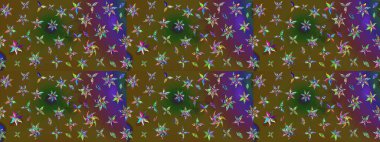 Küçük yeşil ve kahverengi çiçekli oldukça eski bir besin torbası deseni. Tekstil, kumaş, kapaklar, duvar kağıtları, baskı, naylon, koleksiyon defteri, örgü, dekupaj için güzel bir eskiz. Millefleurlar.