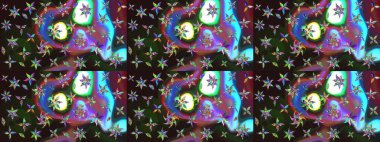 Raster şirin suluboya çiçek desenleri çiziyor. Kartlar, davetiyeler, tarih kartları ve daha fazlası için kullanılabilir. Büyük bir suluboya çiçek seti..