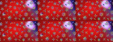 Suluboya etkisi. Raster deseni. Botanik çizim kalıbı. Organik elementler.