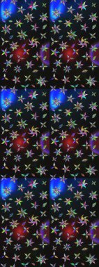 Gri ve mavi renklerde bahar çiçekleri. Raster çiçekleri klasik tarzda çizilmiş. Çiçekli yumuşak bir eskiz şekli. Raster illüstrasyonu.