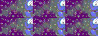 Tomurcukları papatya çiçekleri olan sevimli bir çiçek deseni. Eskiz geçmişi. Raster illüstrasyonu. Kumaş, tekstil, duvar kağıdı baskısı için. Eski usul. Miles Fleur, dandik süs.