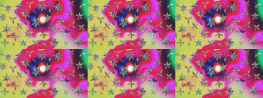 Klasik çiçekler. El çizimi, soyut ve süslü elementler. Yaz çiçekleri teması. Tarafsız ve pembe renkler. Suluboya resim taklit Raster illüstrasyonu.