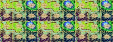 Altın elementlerle yeşil renklerde altın desen. Geleneksel klasik altın desen. Raster oryantal süs. Barok tarzında eskiz doğulu süsü..