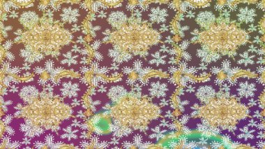 Klasik klasik klasik arka plan. Tarafsız renklerde altın elementlerle çizim. Klasik Raster altın desenini çiz. Geleneksel oryantasyon süsü.