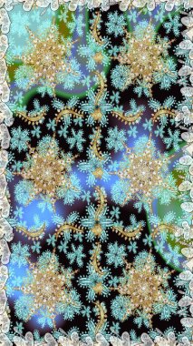 Doğu tarzı arabesk tarzında altın elementler. Raster altın pürüzsüz desen. Kusursuz altın desenli bukleler. Tarafsız renklerde kusursuz desen.