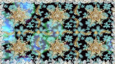 Geleneksel oryantasyon süsü. Kusursuz klasik raster altın desenli. Klasik klasik klasik arka plan. Altın elementlerle nötr renklerde altın desen.