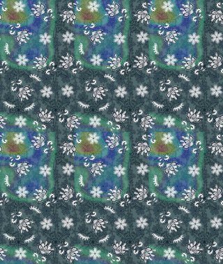 Eskiz klasiği. Renkli Bahar Teması eskiz kalıbı. Raster Şirin kumaş deseni. Düz Çiçek Elementleri Tasarımı.