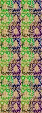 Yeşil renkler ve altın elementler üzerine çizim. Klasik Raster Golden eskiz kalıbı. Klasik klasik klasik arka plan. Geleneksel oryantasyon süsü.