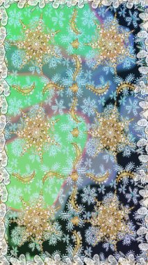 Kusursuz klasik raster altın desenli. Klasik klasik klasik arka plan. Tarafsız ve gri renklerde altın elementlerle kusursuz desen. Geleneksel oryantasyon süsü.