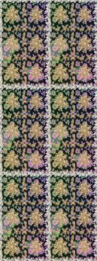 Kusursuz altın desenli bukleler. Doğu tarzı arabesk. Hassas altın deseni açın. Parlak dantel, stilize çiçekler, şal desenli. Gri renklerde, altın elementlerle kusursuz desen. Raster..