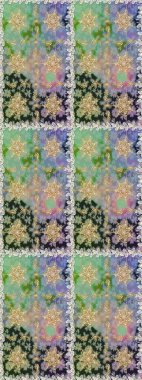 Tarafsız renklerde, altın elementlerle kusursuz desen. Geleneksel oryantasyon süsü. Klasik klasik klasik arka plan. Klasik raster altın pürüzsüz desen.