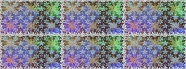 Altın karalama fantezi yapraklarından Raster soyut çiçek çelengi ve tarafsız ve gri renklerde çiçek. El yapımı dekoratif çerçeve, albüm kapağı, tebrik kartı, klasik Art deco tarzı.