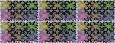 Gri ve nötr renklerde altın desenli altın elementler. Gri ve nötr renklerde ve altın elementlerle kusursuz klasik desen. Noel, kar tanesi, yeni yıl.