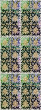 Barok tarzında altın çiçek süsü. Antika altın tekrarlanabilir duvar kağıdı. Gri ve nötr renklerde altın element. Damask arkaplanı tekrarlayan kusursuz desen.