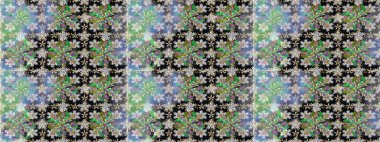 Gri ve nötr renklerin kraliyet retro 'su. Kart, duvar kağıdı, ambalaj ve tekstil için klasik tasarım. Raster illüstrasyonu. Kusursuz desenli altın elementler. Altın şablon. Çiçeksel klasik doku.