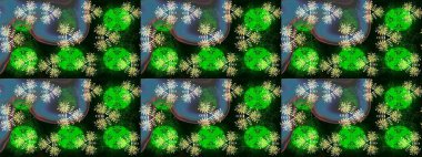 Tekstil veya kitap kapakları, imalat, duvar kağıtları, baskı, hediye paketi ve yapıştırma kitabı için çiçek eskizi geçmişi. Raster illüstrasyonu. Küçük ölçekli çiçeklerdeki basit sevimli desen.