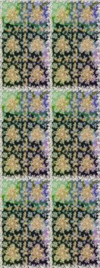 Barok tarzında altın çiçek süsü. Antika altın tekrarlanabilir duvar kağıdı. Gri ve nötr renklerde altın element. Damask arkaplanı tekrarlayan kusursuz desen.