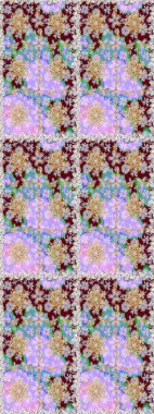 Tekrarlayan elementlerle soyut arkaplan oluşturun. Tarafsız ve bej renklerde altın rengi ve altın elementler. Raster illüstrasyonu. Kusursuz, klasik altın desen..