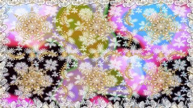 Klasik klasik klasik arka plan. Tarafsız ve bej renklerde altın desenli altın elementler. Kusursuz klasik raster altın desenli. Geleneksel oryantasyon süsü.