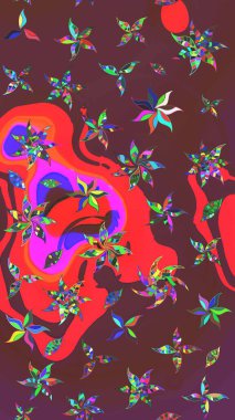 Etnik Mandala süsleme. Hint çiçek desenli madalyon desen. Kullanılabilir Tekstil, tebrik kartı, boyama kitabı, telefon durumda yazdırma için. Raster kına dövme stil.