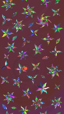 Vadinin çiçekleri kahverengi ve yeşil renklerde. Suluboya, elle çizilmiş. Eskiz arkaplan modeli. Raster - stok.