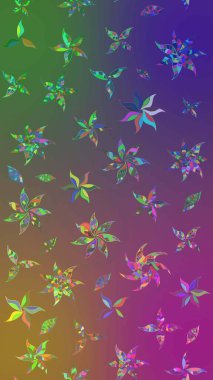 Ultraviyole kumaş deseni. Çizim kalıbı. Raster illüstrasyonu. Organik motif arkaplanı.